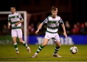 5 October 2019; Brandon Kavanagh of Shamrock Rovers during the SSE Airtricity League Premier Division match between Sligo Rovers and Shamrock Rovers at The Showgrounds in Sligo. Photo by Stephen McCarthy/Sportsfile