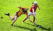 6 October 2019; Billy Ryan of Craobh Chiaráin in action against Jack O'Neill of St Brigids during the Dublin County Senior Club Hurling Championship semi-final match between Craobh Chiaráin and St Brigid's at Parnell Park in Dublin. Photo by David Fitzgerald/Sportsfile
