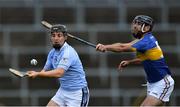 6 October 2019; Peter Casey of Na Piarsaigh in action against Mark Carmody of Patrickswell during the Limerick County Senior Club Hurling Championship Final match between Na Piarsaigh and Patrickswell at LIT Gaelic Grounds in Limerick. Photo by Piaras Ó Mídheach/Sportsfile