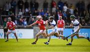 6 October 2019; Con O'Callaghan of Cuala in action against Rory Pocock of St Vincents during the Dublin County Senior Club Hurling Championship semi-final match between St Vincents and Cuala at Parnell Park in Dublin. Photo by David Fitzgerald/Sportsfile