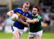 6 October 2019; Ciaran McGinley of Kilcar in action against Cian Mulligan of Gaoth Dobhair during the Donegal County Senior Club Football Championship semi-final match between Kilcar and Gaoth Dobhair at MacCumhaill Park in Ballybofey, Donegal. Photo by Oliver McVeigh/Sportsfile