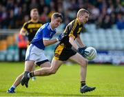 6 October 2019; Brian McIntyre of St Eunan's in action against Brendan O'Dwyer of Naomh Conail during the Donegal County Senior Club Football Championship semi-final match between St Eunan's and Naomh Conaill at MacCumhaill Park in Ballybofey, Donegal. Photo by Oliver McVeigh/Sportsfile