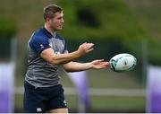 7 October 2019; Jordan Larmour during Ireland Rugby squad training session at Shirouzuoike Park in Fukuoka, Japan. Photo by Brendan Moran/Sportsfile