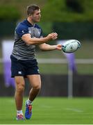 7 October 2019; Jordan Larmour during Ireland Rugby squad training session at Shirouzuoike Park in Fukuoka, Japan. Photo by Brendan Moran/Sportsfile