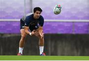 7 October 2019; Joey Carbery during Ireland Rugby squad training session at Shirouzuoike Park in Fukuoka, Japan. Photo by Brendan Moran/Sportsfile