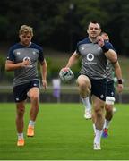 7 October 2019; Cian Healy, right and Jordi Murphy during Ireland Rugby squad training session at Shirouzuoike Park in Fukuoka, Japan. Photo by Brendan Moran/Sportsfile