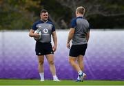 7 October 2019; Dave Kilcoyne, left, and John Ryan during Ireland Rugby squad training session at Shirouzuoike Park in Fukuoka, Japan. Photo by Brendan Moran/Sportsfile