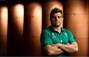 7 October 2019; Jordi Murphy poses for a portrait after an Ireland Rugby press conference at the Grand Hyatt in Fukuoka, Japan. Photo by Brendan Moran/Sportsfile