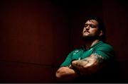 7 October 2019; Andrew Porter poses for a portrait after an Ireland Rugby press conference at the Grand Hyatt in Fukuoka, Japan. Photo by Brendan Moran/Sportsfile