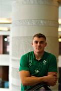 7 October 2019; Garry Ringrose poses for a portrait after an Ireland Rugby press conference at the Grand Hyatt in Fukuoka, Japan. Photo by Brendan Moran/Sportsfile