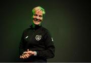 7 October 2019; Manager Vera Pauw poses for a portrait prior to a Republic of Ireland women's team press conference at the FAI National Training Centre in Abbotstown, Dublin. Photo by Stephen McCarthy/Sportsfile