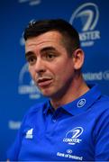 7 October 2019; Leinster 'A' head coach Noel McNamara during a Leinster Rugby press conference at Leinster Rugby Headquarters in UCD, Dublin. Photo by Seb Daly/Sportsfile