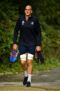 7 October 2019; Devin Toner arrives prior to Leinster Rugby squad training at Rosemount in UCD, Dublin. Photo by Seb Daly/Sportsfile