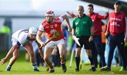 6 October 2019; Con O'Callaghan of Cuala in action against Mark O'Farrell of St Vincents during the Dublin County Senior Club Hurling Championship semi-final match between St Vincents and Cuala at Parnell Park in Dublin. Photo by David Fitzgerald/Sportsfile