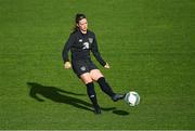 7 October 2019; Chloe Mustaki during a Republic of Ireland Women's team training session at Tallaght Stadium in Tallaght, Dublin.  Photo by Piaras Ó Mídheach/Sportsfile