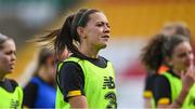 7 October 2019; Katie McCabe during a Republic of Ireland Women's team training session at Tallaght Stadium in Tallaght, Dublin.  Photo by Piaras Ó Mídheach/Sportsfile