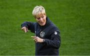 7 October 2019; Manager Vera Pauw during a Republic of Ireland Women's team training session at Tallaght Stadium in Tallaght, Dublin.  Photo by Piaras Ó Mídheach/Sportsfile