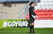 7 October 2019; Marie Hourihan during a Republic of Ireland Women's team training session at Tallaght Stadium in Tallaght, Dublin.  Photo by Piaras Ó Mídheach/Sportsfile