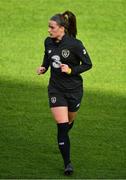 7 October 2019; Chloe Mustaki during a Republic of Ireland Women's team training session at Tallaght Stadium in Tallaght, Dublin.  Photo by Piaras Ó Mídheach/Sportsfile