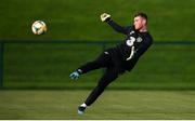 7 October 2019; Mark Travers during a Republic of Ireland training session at the FAI National Training Centre in Abbotstown, Dublin. Photo by Stephen McCarthy/Sportsfile