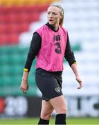 7 October 2019; Louise Quinn during a Republic of Ireland Women's team training session at Tallaght Stadium in Tallaght, Dublin.  Photo by Piaras Ó Mídheach/Sportsfile