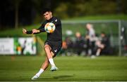 7 October 2019; John Egan during a Republic of Ireland training session at the FAI National Training Centre in Abbotstown, Dublin. Photo by Stephen McCarthy/Sportsfile