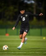 7 October 2019; John Egan during a Republic of Ireland training session at the FAI National Training Centre in Abbotstown, Dublin. Photo by Stephen McCarthy/Sportsfile