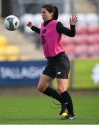 7 October 2019; Niamh Fahey during a Republic of Ireland Women's team training session at Tallaght Stadium in Tallaght, Dublin.  Photo by Piaras Ó Mídheach/Sportsfile