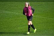 7 October 2019; Louise Quinn during a Republic of Ireland Women's team training session at Tallaght Stadium in Tallaght, Dublin.  Photo by Piaras Ó Mídheach/Sportsfile