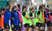 7 October 2019; Katie McCabe, centre, during a Republic of Ireland Women's team training session at Tallaght Stadium in Tallaght, Dublin.  Photo by Piaras Ó Mídheach/Sportsfile