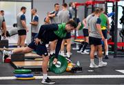 8 October 2019; Robbie Henshaw during an Ireland Rugby squad gym session at Shirouzuoike Park in Fukuoka, Japan. Photo by Brendan Moran/Sportsfile