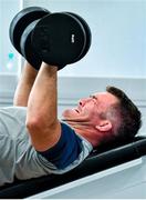 8 October 2019; Peter O'Mahony during an Ireland Rugby squad gym session at Shirouzuoike Park in Fukuoka, Japan. Photo by Brendan Moran/Sportsfile