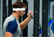 8 October 2019; Iain Henderson during an Ireland Rugby squad gym session at Shirouzuoike Park in Fukuoka, Japan. Photo by Brendan Moran/Sportsfile