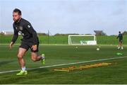 8 October 2019; Alan Judge during a Republic of Ireland training session at the FAI National Training Centre in Abbotstown, Dublin. Photo by Stephen McCarthy/Sportsfile