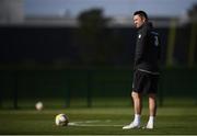 8 October 2019; Republic of Ireland assistant coach Robbie Keane during a Republic of Ireland training session at the FAI National Training Centre in Abbotstown, Dublin. Photo by Stephen McCarthy/Sportsfile