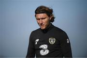 8 October 2019; Jeff Hendrick during a Republic of Ireland training session at the FAI National Training Centre in Abbotstown, Dublin. Photo by Stephen McCarthy/Sportsfile