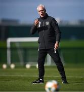 8 October 2019; Republic of Ireland manager Mick McCarthy during a Republic of Ireland training session at the FAI National Training Centre in Abbotstown, Dublin. Photo by Stephen McCarthy/Sportsfile