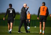 8 October 2019; Republic of Ireland manager Mick McCarthy during a Republic of Ireland training session at the FAI National Training Centre in Abbotstown, Dublin. Photo by Stephen McCarthy/Sportsfile