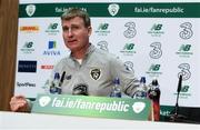 8 October 2019; Republic of Ireland U21 head coach Stephen Kenny during a Republic of Ireland U21's Press Conference at FAI National Training Centre in Abbotstown, Dublin. Photo by Harry Murphy/Sportsfile