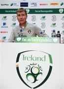 8 October 2019; Republic of Ireland U21 head coach Stephen Kenny during a Republic of Ireland U21's Press Conference at FAI National Training Centre in Abbotstown, Dublin. Photo by Harry Murphy/Sportsfile