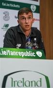 8 October 2019; Conor Masterson during a Republic of Ireland U21's Press Conference at FAI National Training Centre in Abbotstown, Dublin. Photo by Harry Murphy/Sportsfile