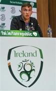 8 October 2019; Conor Masterson during a Republic of Ireland U21's Press Conference at FAI National Training Centre in Abbotstown, Dublin. Photo by Harry Murphy/Sportsfile