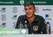 8 October 2019; Conor Masterson during a Republic of Ireland U21's Press Conference at FAI National Training Centre in Abbotstown, Dublin. Photo by Harry Murphy/Sportsfile
