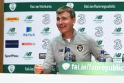 8 October 2019; Republic of Ireland U21 head coach Stephen Kenny during a Republic of Ireland U21's Press Conference at FAI National Training Centre in Abbotstown, Dublin. Photo by Harry Murphy/Sportsfile