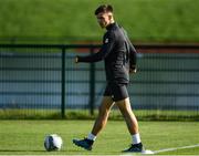 8 October 2019; Jayson Molumby during a Republic of Ireland U21's  Training Session at FAI National Training Centre in Abbotstown, Dublin. Photo by Harry Murphy/Sportsfile