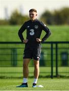 8 October 2019; Dara O'Shea during a Republic of Ireland U21's  Training Session at FAI National Training Centre in Abbotstown, Dublin. Photo by Harry Murphy/Sportsfile