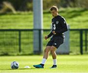 8 October 2019; Jamie Lennon during a Republic of Ireland U21's  Training Session at FAI National Training Centre in Abbotstown, Dublin. Photo by Harry Murphy/Sportsfile