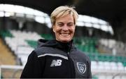 8 October 2019; Republic of Ireland manager Vera Pauw prior to the UEFA Women's 2021 European Championships qualifier match between Republic of Ireland and Ukraine at Tallaght Stadium in Dublin. Photo by Stephen McCarthy/Sportsfile