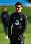 8 October 2019; Danny McNamara during a Republic of Ireland U21's  Training Session at FAI National Training Centre in Abbotstown, Dublin. Photo by Harry Murphy/Sportsfile