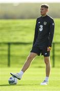 8 October 2019; Nathan Collins during a Republic of Ireland U21's  Training Session at FAI National Training Centre in Abbotstown, Dublin. Photo by Harry Murphy/Sportsfile